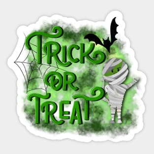 Trick or treat cute mummy Sticker